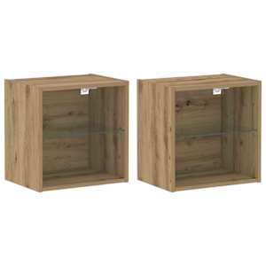 Sestava TV skříněk Nástěnný 8 pcs dub artisan Kompozitní dřevo - obrázek 6