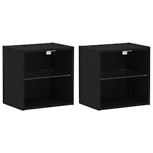 Sestava TV skříněk Nástěnný 8 pcs Černý dub Kompozitní dřevo - obrázek 6