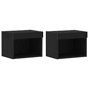 Sestava TV skříněk Nástěnný 8 pcs Černý dub Kompozitní dřevo - obrázek 8