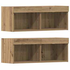Televizní skříň 4 pcs dub artisan Kompozitní dřevo - obrázek 9