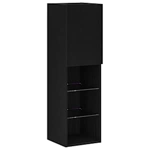 Televizní skříň 4 pcs Černý dub Kompozitní dřevo - obrázek 9