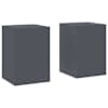 vidaXL Taimede alus 2 tk Antratsiit 24 x 24 x 35 cm