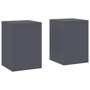 Stojan na rostliny 2 pcs Antracit 24 x 24 x 35 cm Ocel - obrázek 2
