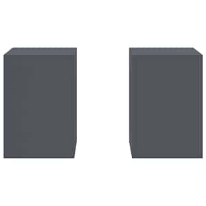 Stojan na rostliny 2 pcs Antracit 24 x 24 x 35 cm Ocel - obrázek 6