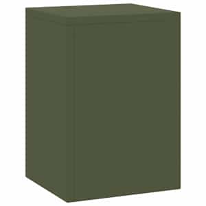 Stojan na rostliny 2 pcs Olivově zelená 24 x 24 x 35 cm Ocel - obrázek 5
