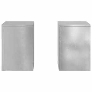 Stojan na rostliny 2 pcs Stříbrná 24 x 24 x 35 cm Nerezová ocel - obrázek 6