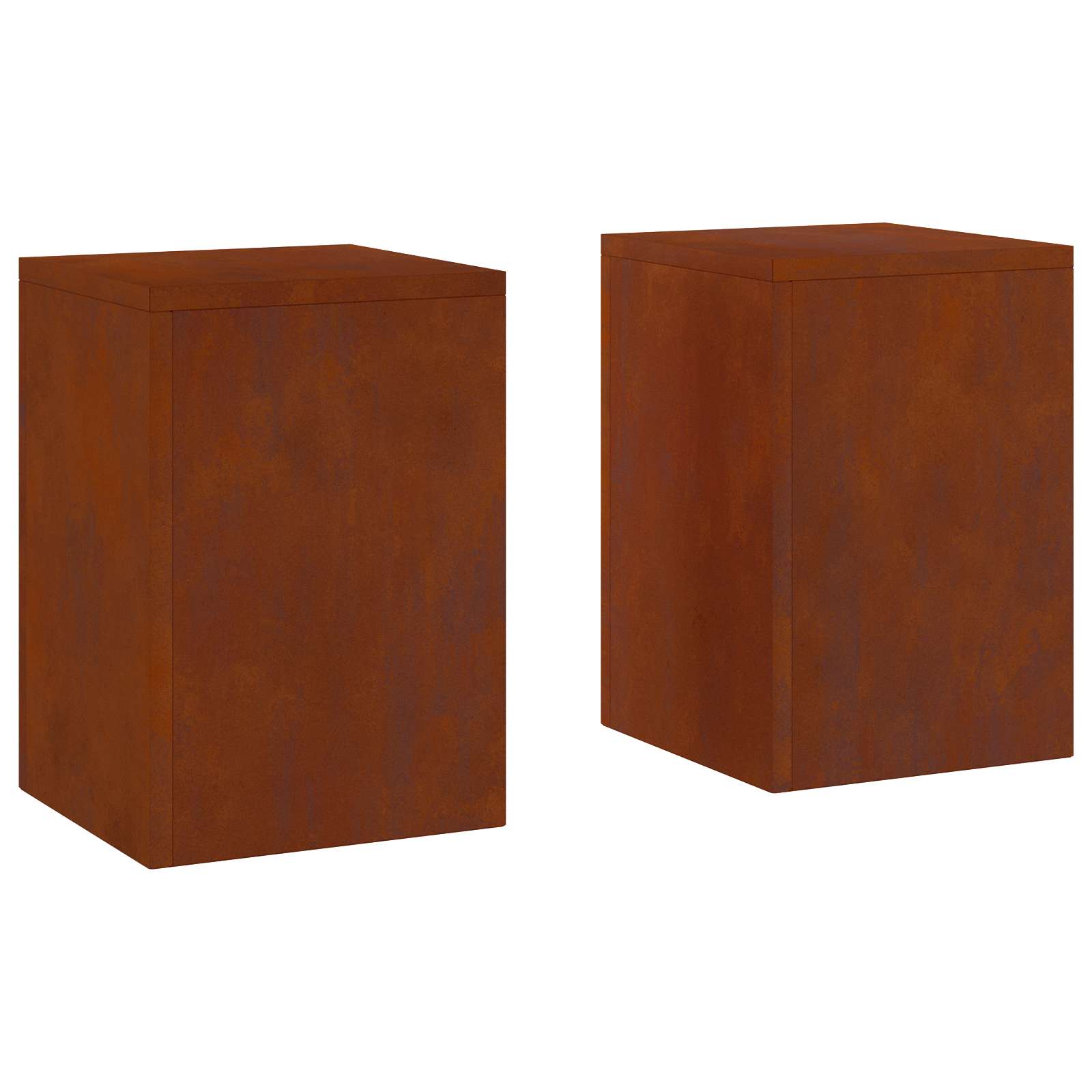 Stojalo za rastline 2 pcs Rjav 24 x 24 x 35 cm