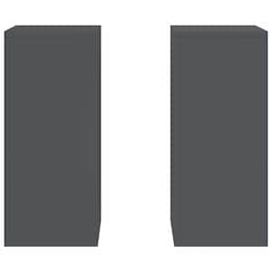 Stojan na rostliny 2 pcs Antracit 24 x 24 x 55 cm Ocel - obrázek 6