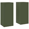 vidaXL Taimede alus 2 tk Oliiviroheline 24 x 24 x 55 cm