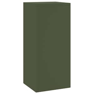 Stojan na rostliny 2 pcs Olivově zelená 24 x 24 x 55 cm Ocel - obrázek 5