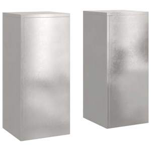 Stojan na rostliny 2 pcs Stříbrná 24 x 24 x 55 cm Nerezová ocel - obrázek 2