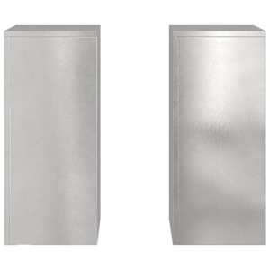 Stojan na rostliny 2 pcs Stříbrná 24 x 24 x 55 cm Nerezová ocel - obrázek 6