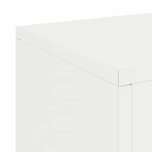 Stojan na rostliny 2 pcs Bílá 24 x 24 x 75 cm Ocel - obrázek 8