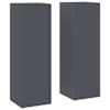 vidaXL Taimede alus 2 tk Antratsiit 24 x 24 x 75 cm