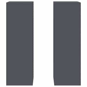 Stojan na rostliny 2 pcs Antracit 24 x 24 x 75 cm Ocel - obrázek 6