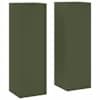 vidaXL Taimede alus 2 tk Oliiviroheline 24 x 24 x 75 cm