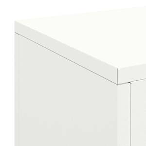Stojan na rostliny 3 pcs Bílá Ocel - obrázek 9