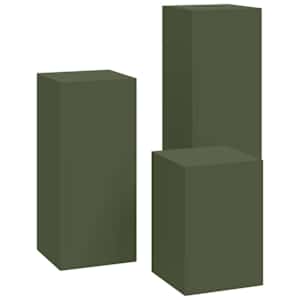 Stojan na rostliny 3 pcs Olivově zelená Ocel - obrázek 7