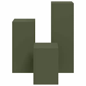 Stojan na rostliny 3 pcs Olivově zelená Ocel - obrázek 8