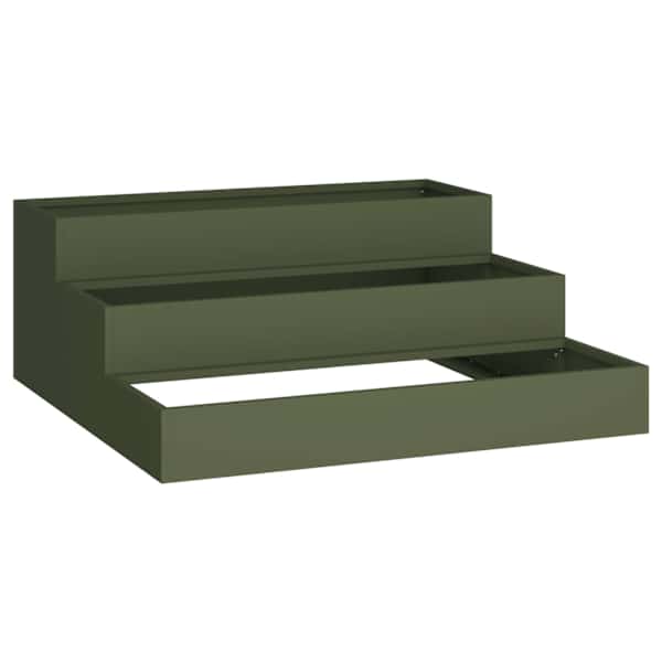 vidaXL Aia istutuspot K&uuml;pset roheline 90 x 90 x 35 cm