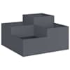 vidaXL Aia istutuspot Antratsiit 80 x 80 x 48 cm Teras