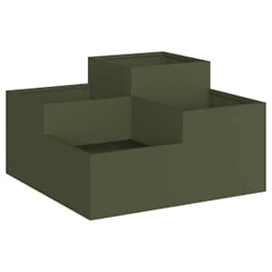 vidaXL Aia istutuspot Oliiviroheline 80 x 80 x 48 cm Teras