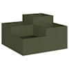 vidaXL Aia istutuspot Oliiviroheline 100 x 100 x 48 cm Teras