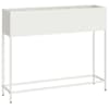 vidaXL T&otilde;stetud aiataimelava Valge 100 x 26 x 82 cm Teras