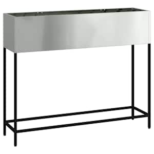 vidaXL T&otilde;stetud aiataimelava H&otilde;bedane 100 x 26 x 82 cm Tsinkteras