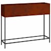 vidaXL T&otilde;stetud aiataimelava Rooste 100 x 26 x 82 cm terase t&uuml;&uuml;p