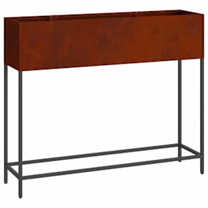 vidaXL T&otilde;stetud aiataimelava Rooste 100 x 26 x 82 cm terase t&uuml;&uuml;p