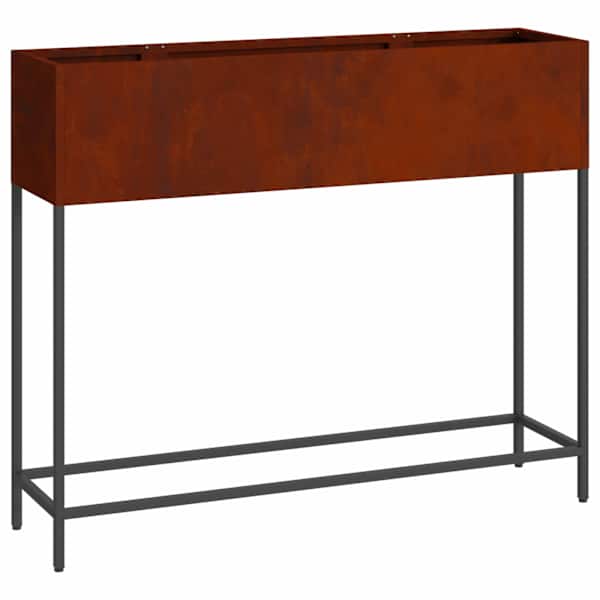 vidaXL T&otilde;stetud aiataimelava Rooste 100 x 26 x 82 cm terase t&uuml;&uuml;p