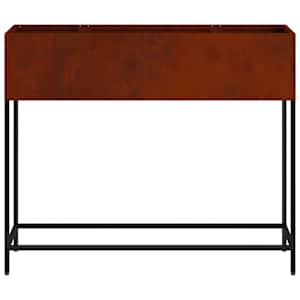 Vyvýšený zahradní květináč Rezavá 100 x 26 x 82 cm - obrázek 7