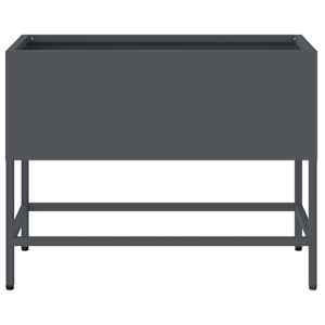 Vyvýšený zahradní květináč Antracit 60 x 26 x 45 cm Ocel - obrázek 5