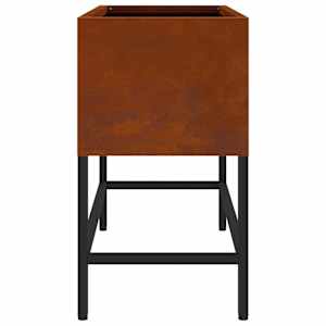 Vyvýšený zahradní květináč Rezavá 60 x 26 x 45 cm - obrázek 7