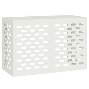 vidaXL Kliimaseadmest kaitsev kate Valge 90 x 40 x 60 cm Teras