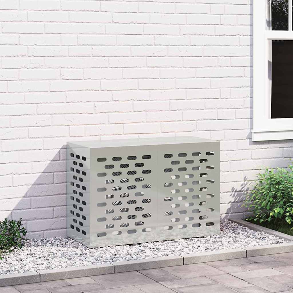 Airconditioner hoes Zilver 90 x 40 x 60 cm Gegalvaniseerd staal image 1