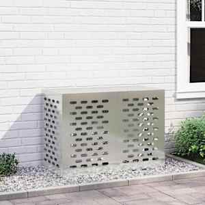 Prekrivalo za klimatsko napravo srebrna 100 x 50 x 70 cm