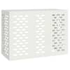 vidaXL Kliimaseadmest kaitsev kate Valge 110 x 50 x 80 cm Teras