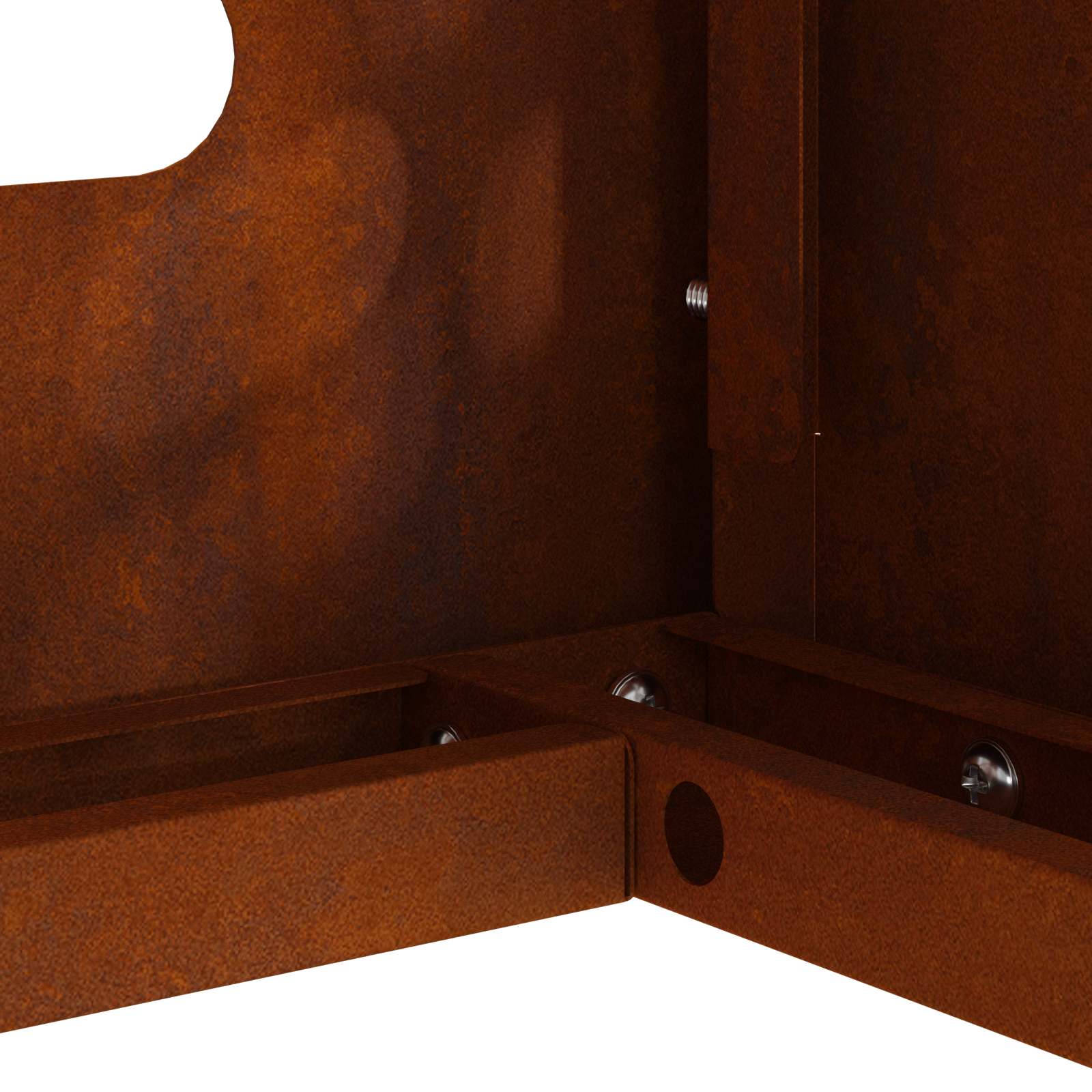 Airconditioner hoes Roestig 110 x 50 x 105 cm Cortenstaal image 12