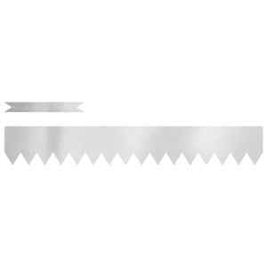 Okraj trávníku 50 pcs Stříbrná 100 x 0,05 x 20 cm Nerezová ocel - obrázek 2