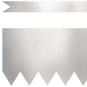 Okraj trávníku 20 pcs Stříbrná 100 x 0,05 x 20 cm Nerezová ocel - obrázek 4