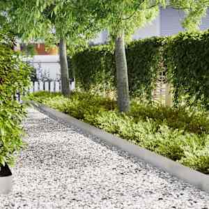 Robovi trave 30 pcs srebrna 100 x 0,05 x 20 cm Nerjaveče jeklo