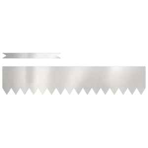 Okraj trávníku 30 pcs Stříbrná 100 x 0,05 x 20 cm Nerezová ocel - obrázek 2