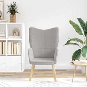 fotelj Svetlo siva 62 x 67 x 95,5 cm Sherpa tkanina