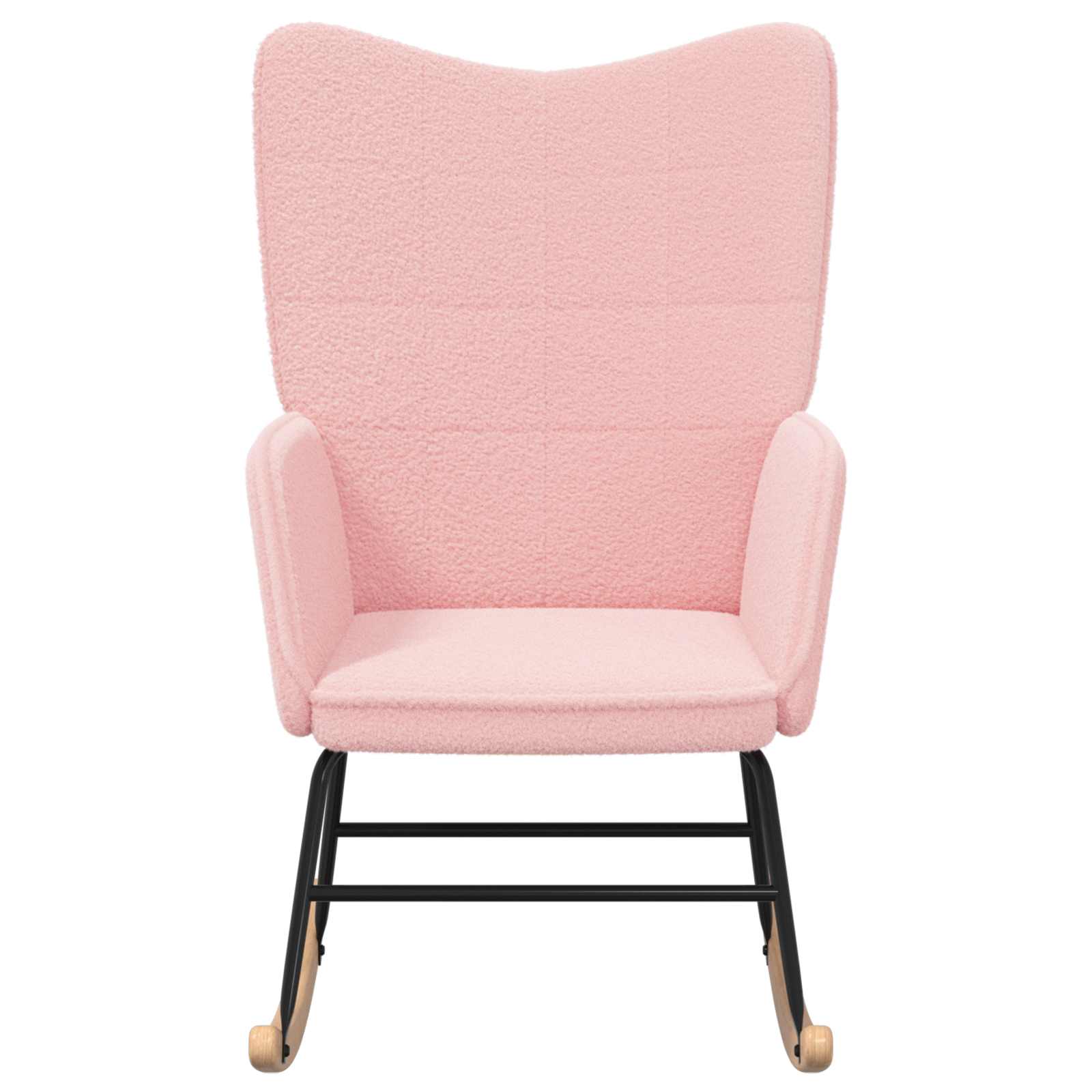 Zibajoči stol Roza Sherpa tkanina - slika 3