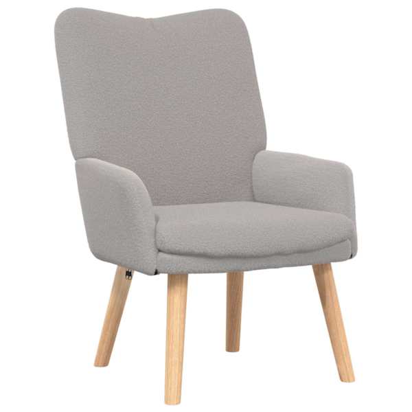 vidaXL Tugitool Helehall 63 x 67 x 94 cm Lamba Kangas ja Puit