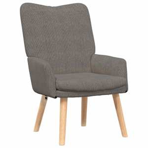 křeslo Světle šedá 63 x 67 x 94 cm textil - obrázek 2