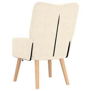 křeslo Krémová 63 x 67 x 94 cm textil - obrázek 6