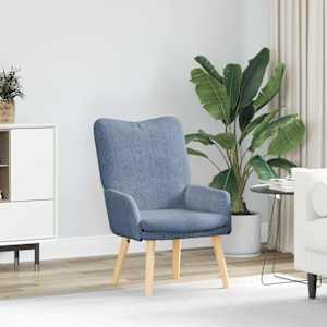 křeslo Modrá 63 x 67 x 94 cm textil - obrázek 1